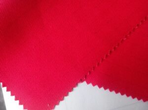 Polyester Cotton twill Fabric Red TC11858 with antistatics